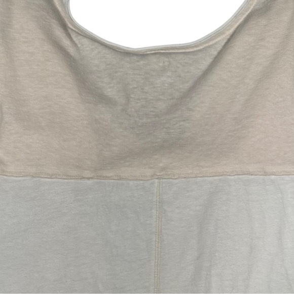 💓FREE PEOPLE Women's Cloud Nine Tee - Two tone with pale‎ pink and white XS - Picture 12 of 12